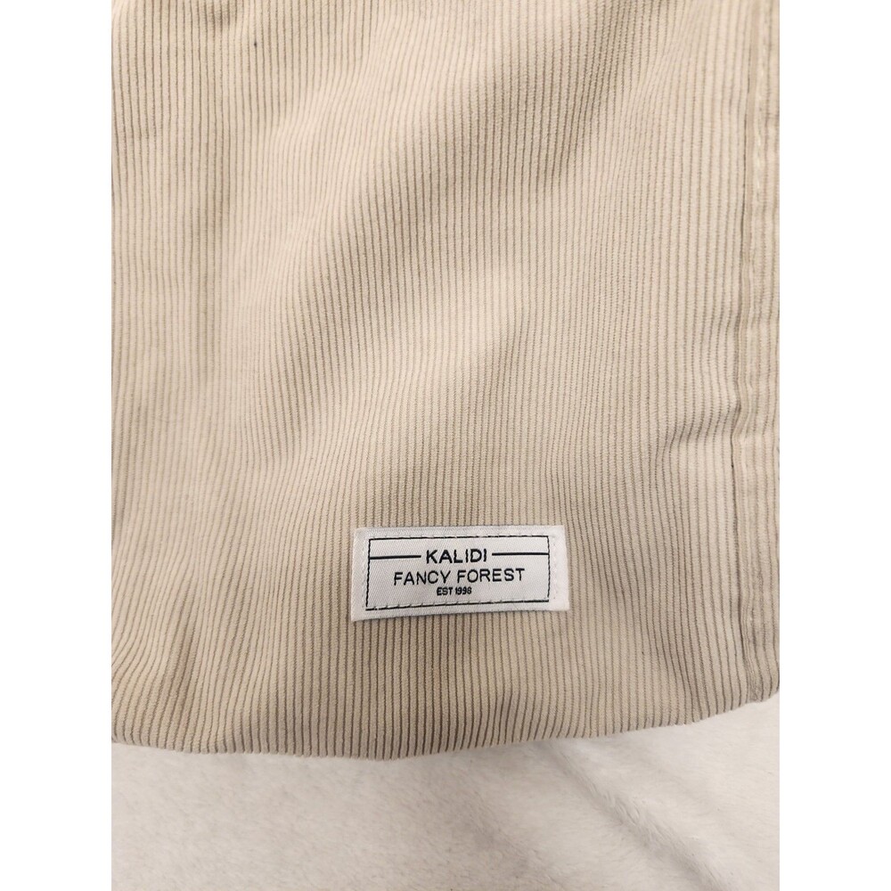 Kalidi Corduroy Tan Tote Bag Bag Shoulder With Strap Beige 13x10 - Picture 2 of 7